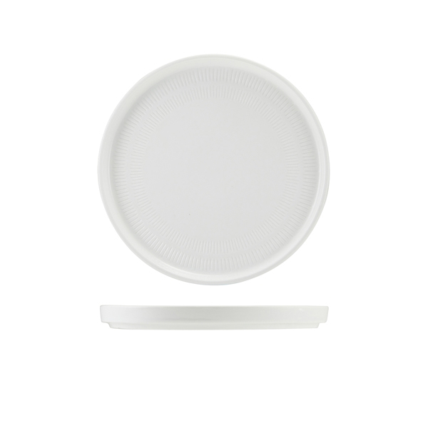GENWARE | INCISE PORCELAIN SOLARA PRESENTATION PLATE 20CM X 6 | LP-ISL20