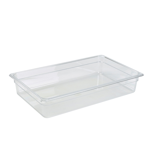 GENWARE | 1/1 -POLYCARBONATE GN PAN 100MM CLEAR | PC11-100