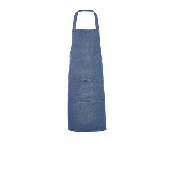 GENWARE | WASHED DENIM BIB APRON 70 X 90CM | NA23