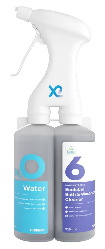 CLEENOL | X2 EVOLUTION EV6 BATH & WASHROOM CLEANER 4 X 325ML | ECO-EV6-X2