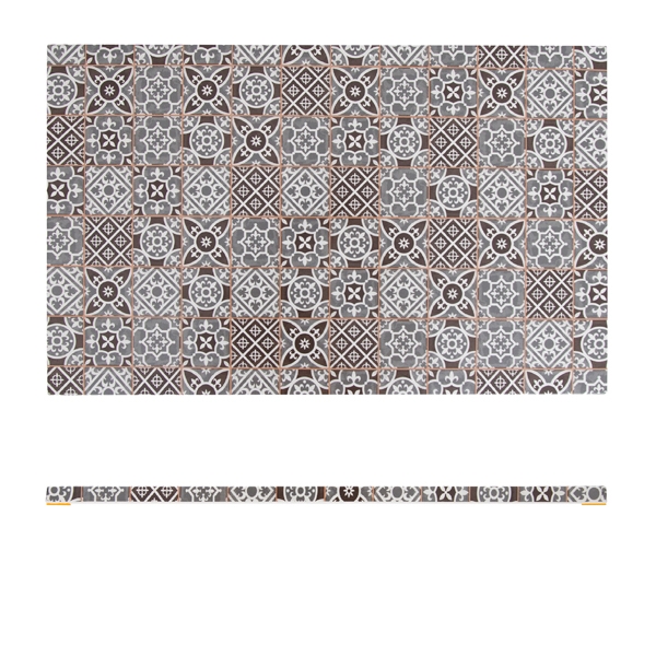 GENWARE | GREY MARRAKESH MELAMINE GN 1/1 SLAB 53 X 32.5CM | MK110839