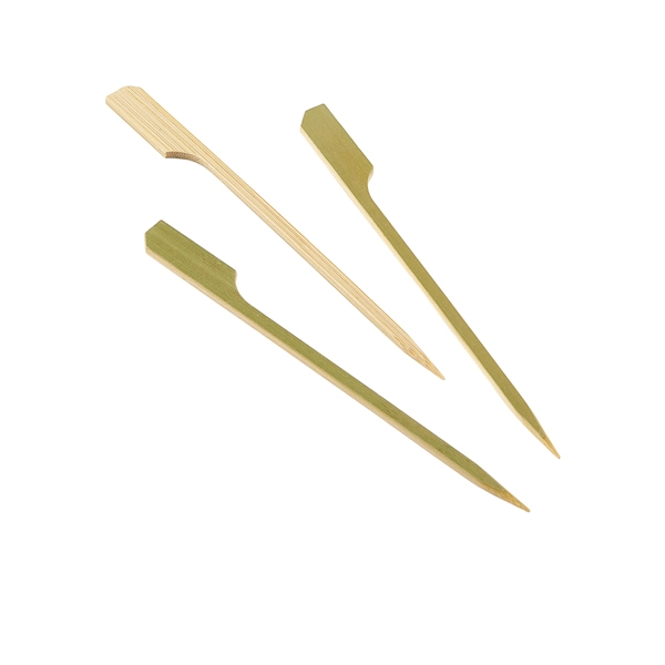 GENWARE | BAMBOO GUN SHAPED PADDLE SKEWERS 15CM X 100 | BMBGS15