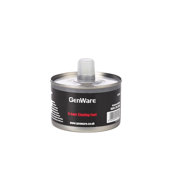 GENWARE | GEN-HEAT DEG ADJ HEAT CHAFING FUEL 6 HOUR CAN X 24 | GH-600