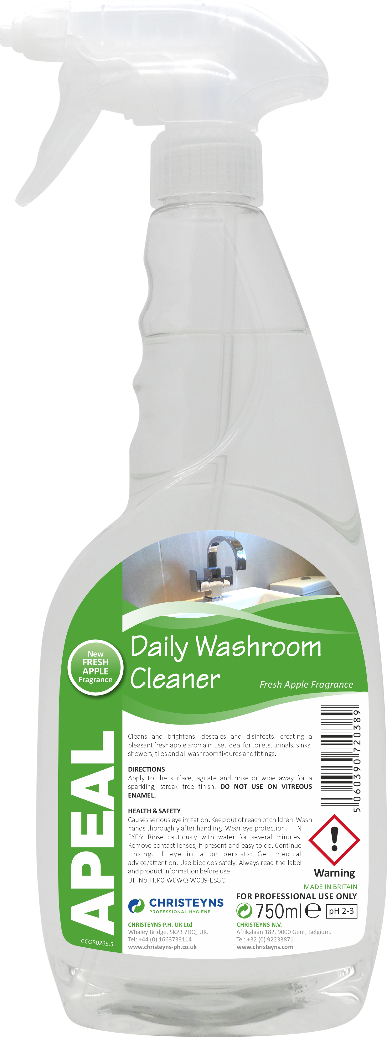CHRISTEYNS (CLOVER) | APEAL WASHROOM CLEANER X 750 ML | 251