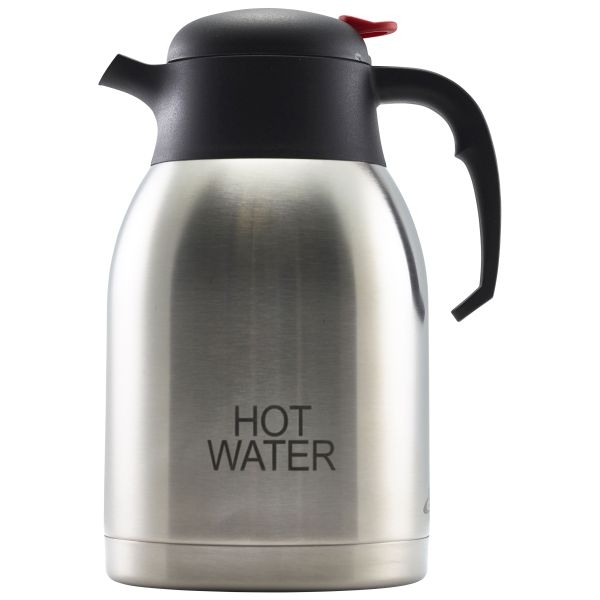 GENWARE | HOT WATER INSCRIBED VACUUM JUG 2 LTR | V2099HOTWATER