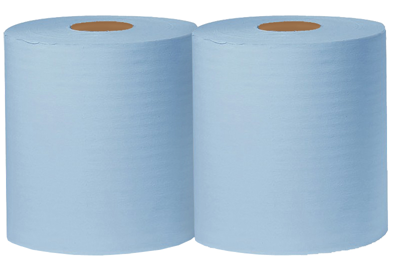 LUCART | 2 PLY BLUE FORECOURT ROLL 400MTR X 270MM X 2 | IBL400
