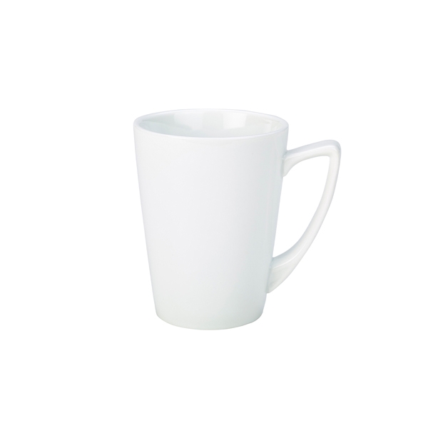 GENWARE | PORCELAIN ANGLED HANDLED MUG 35CL X 6 | 422135