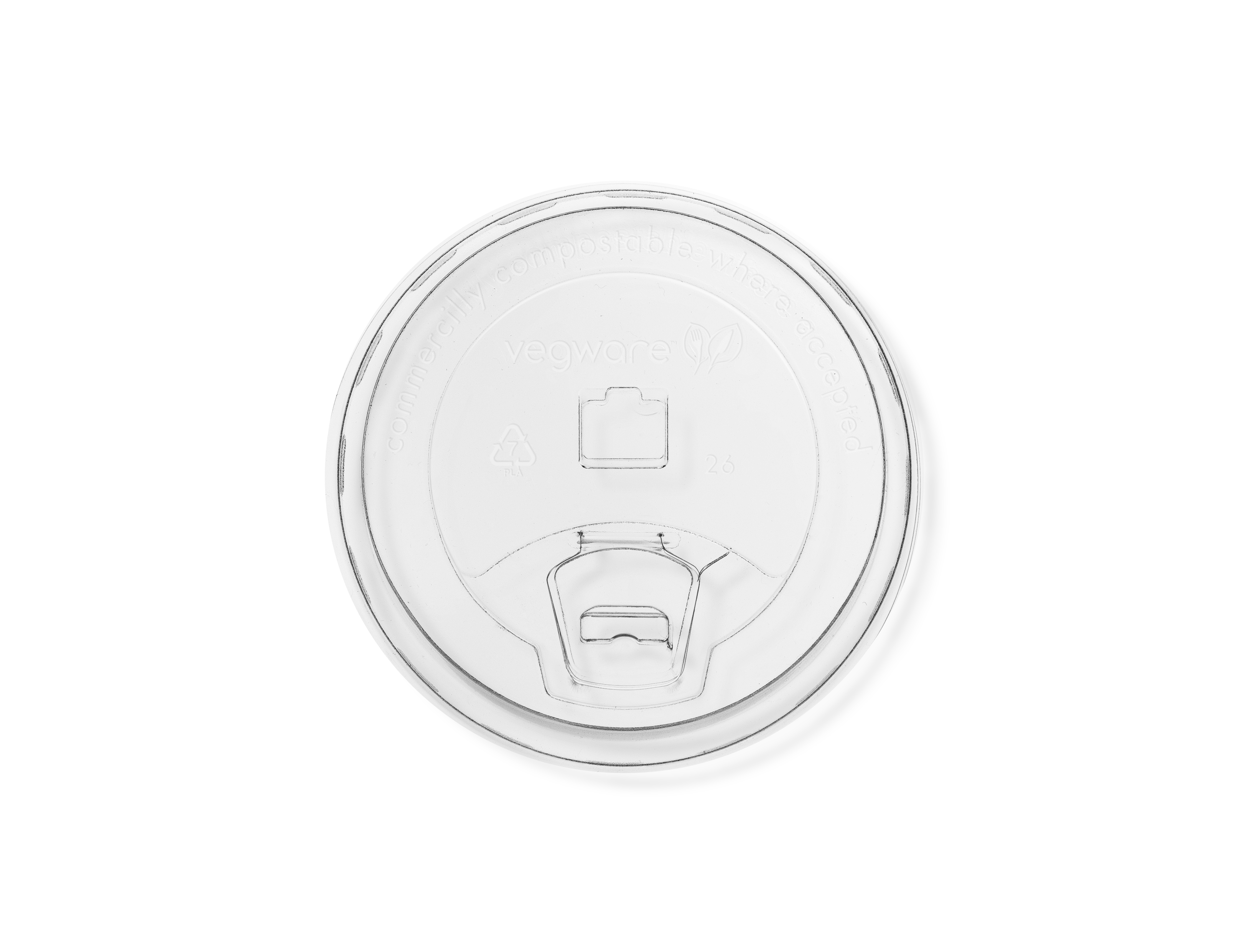 VEGWARE | 96-SERIES PLA SIPPING LIDÂ  | C96F-SP