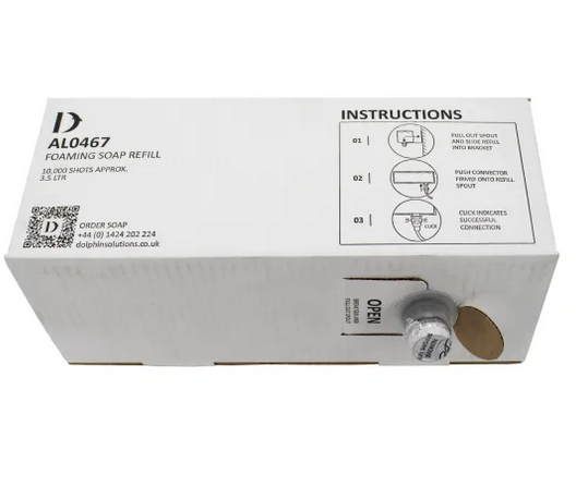 DOLPHIN SOLUTIONS |  FOAMING REFILL 4 X 3.5 LTR | AL0467