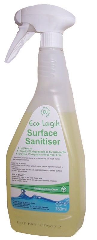 ECOLOGIK |  SURFACE SANITISER X 750 ML | CG15