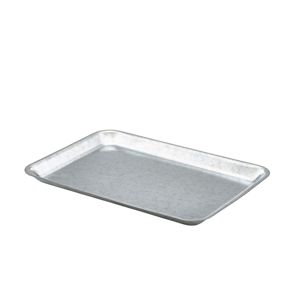GENWARE | GALVANISED STEEL TRAY 31.5X21.5X2CM X 12 | GST3121