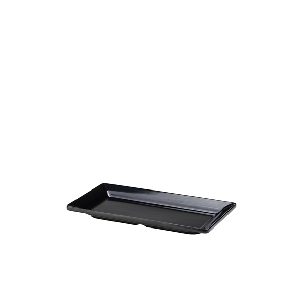 GENWARE |  BLACK MELAMINE PLATTER 32 X 17.5 CM | MEL13-BK