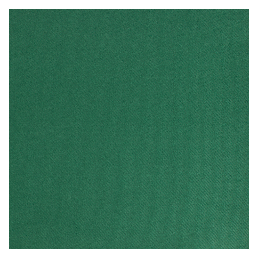 DUNISOFT | 4 FOLD TABLIN DINNER NAPKIN FOREST GREEN 40 X 40CM X 500 | 4044FGDUN | 421134