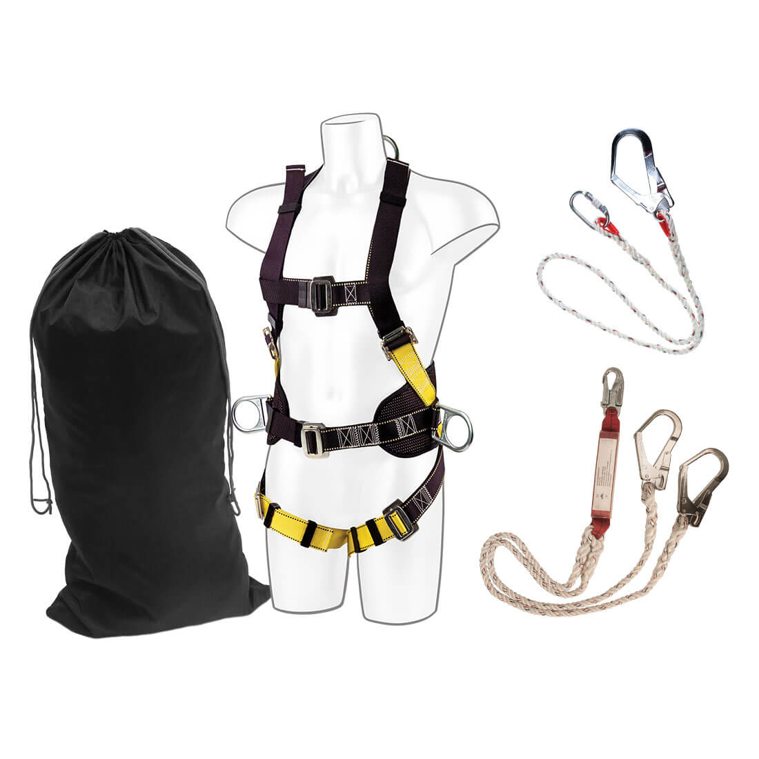 PORTWEST | FALL ARREST CONSTRUCTION HARNESS KIT ONE SIZE | FP65