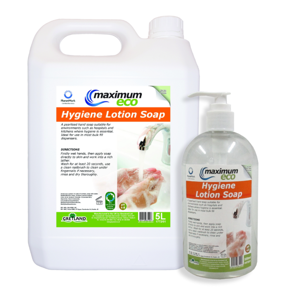 GREYLAND | MAXIMUM ECO WATER BASED ODOURLESS HYGIENE LOTION SOAP