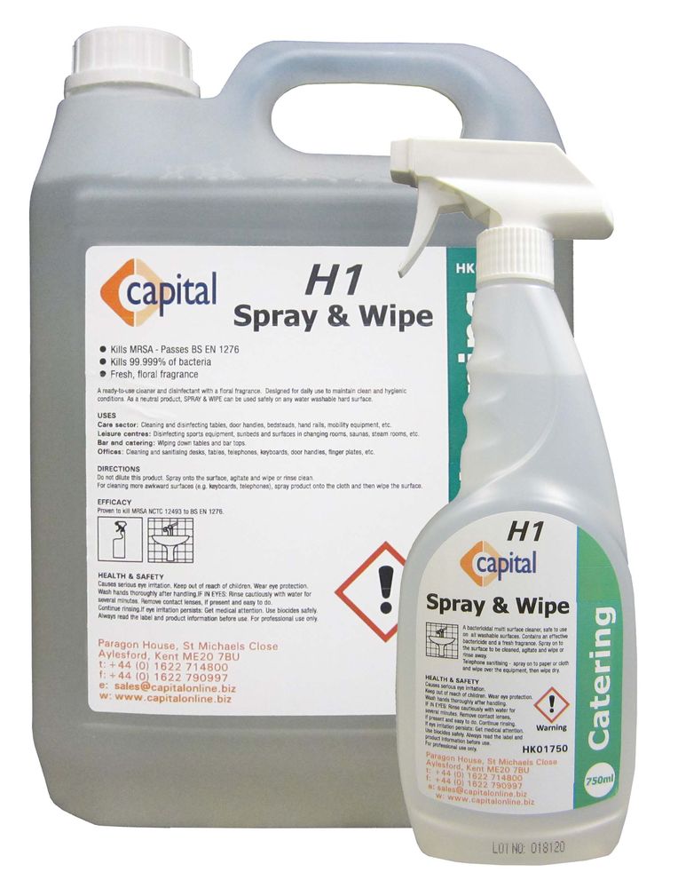 CAPITAL |  SPRAY & WIPE