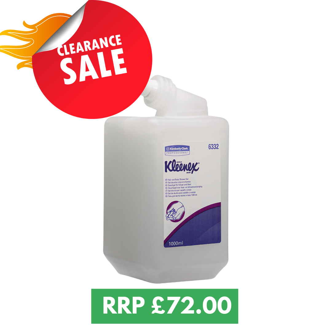 KIMBERLY CLARK | KLEENEX HAIR & BODY SHOWER GEL 6 X 1LTR | KC6333