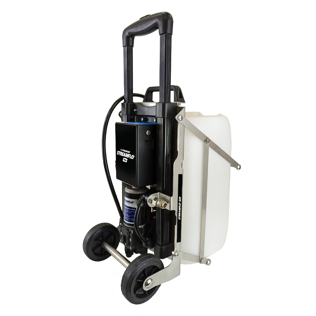 VARITECH | STREAMFLO MINI TROLLEY 12 LTR C/W BATTERY AND CHARGER | SF-TR12-000