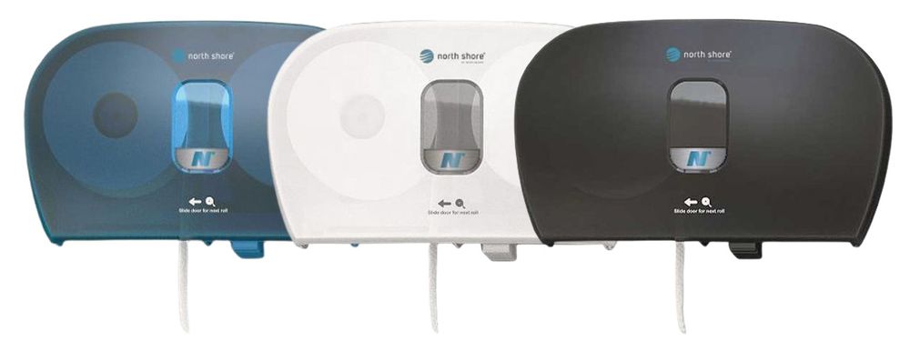 NORTH SHORE |  SIDE BY SIDE TOILET ROLL DISPENSER | SBSNSXX