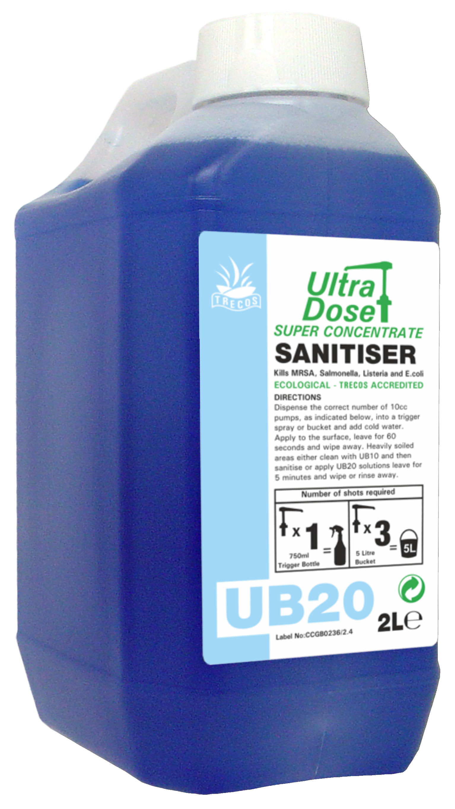 CLOVER (CHRISTEYNS) | ULTRABLEND SANITISER X 2 LTR | 992