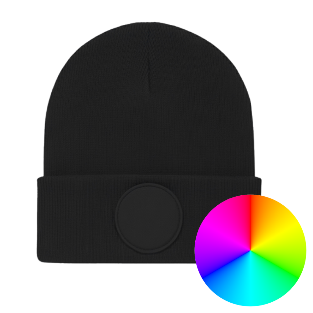 UNEEK | CIRCULAR PATCH BEANIE HAT | UC412