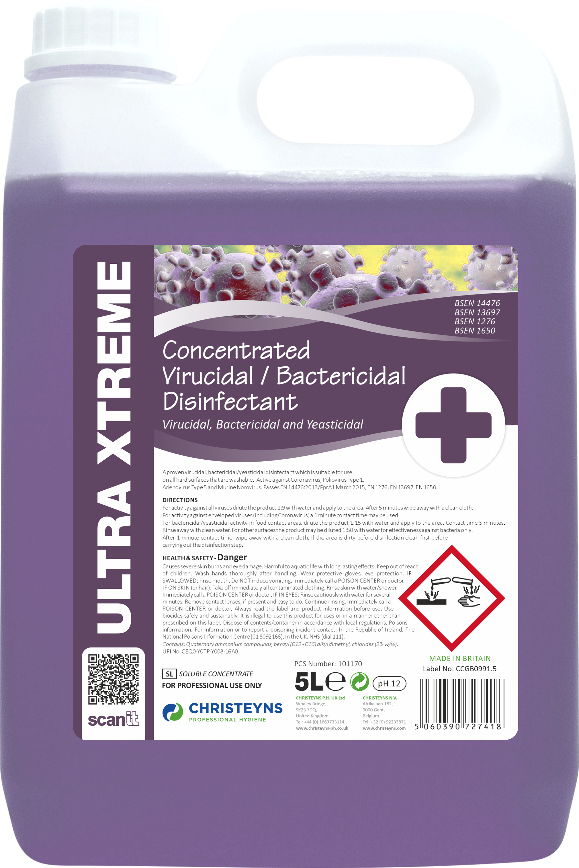 CHRISTEYNS (CLOVER) | ULTRA XTREME X 5 LTR | 261