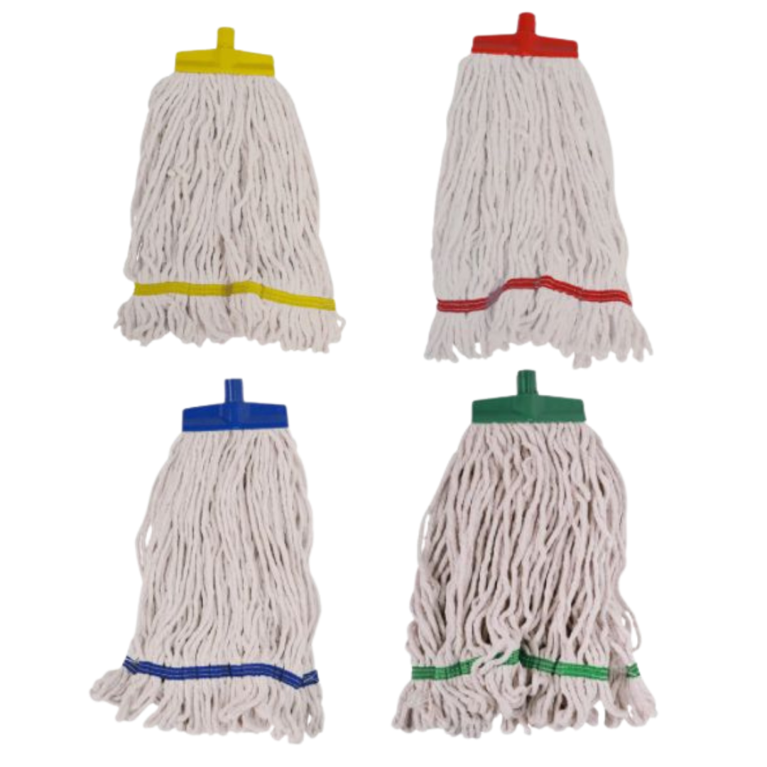 SYR | 12OZ INTERCHANGE STAYFLAT COTTON MOP HEAD | 990035
