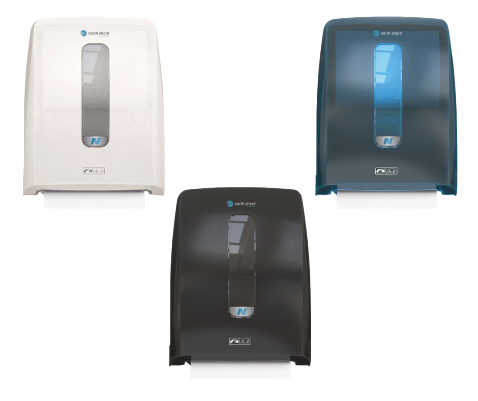NORTH SHORE |  HYBRID SENSOR ROLL TOWEL DISPENSER | HYBNS