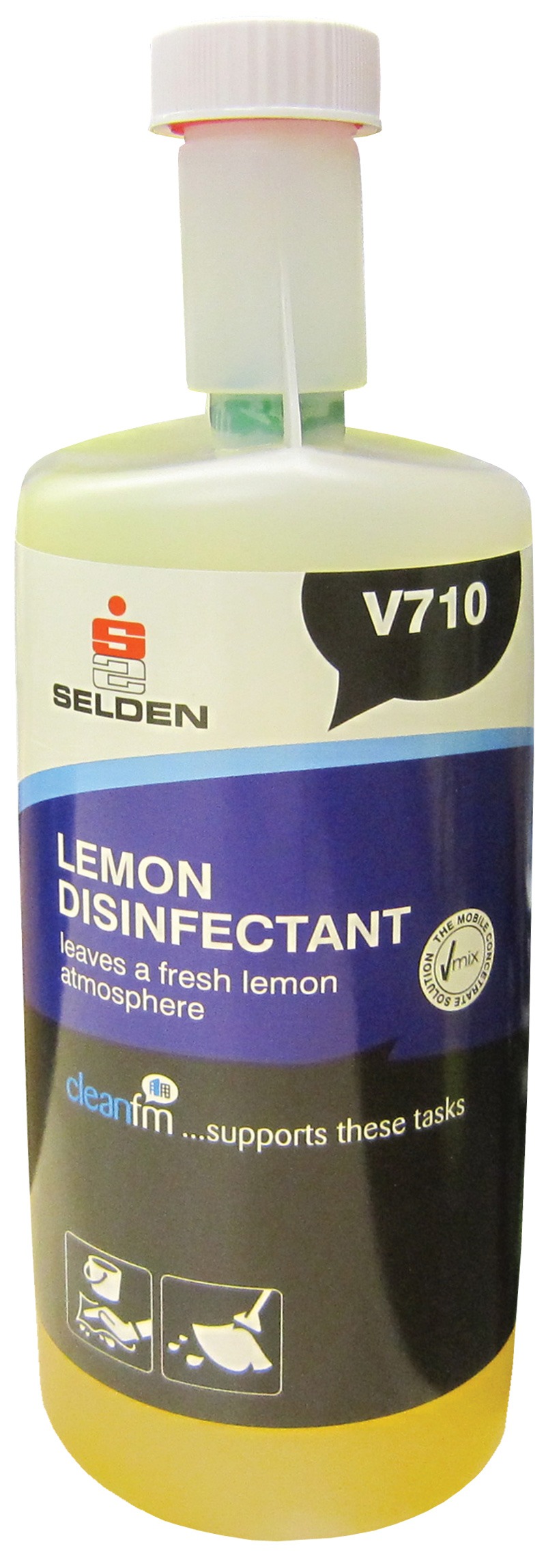 SELDEN | V-MIX CONCENTRATED LEMON DISINFECTANT X 1 LTR | V710