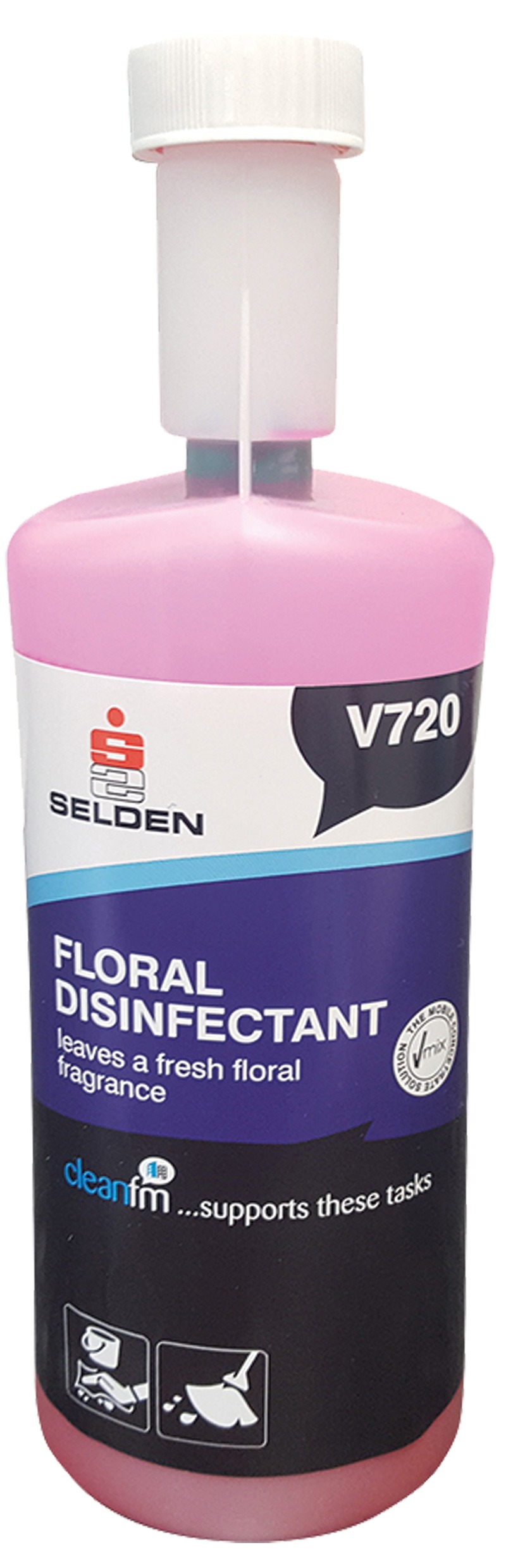 SELDEN | V-MIX CONCENTRATED FLORAL DISINFECTANT X 1 LTR | V720