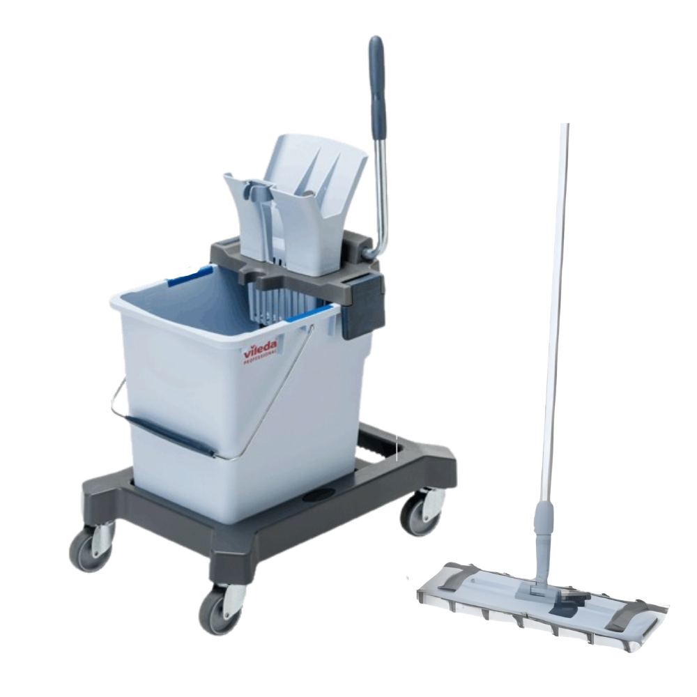 VILEDA | ULTRASPEED PRO BUCKET & MOP SYSTEM C/W MOP HANDLE | 147182