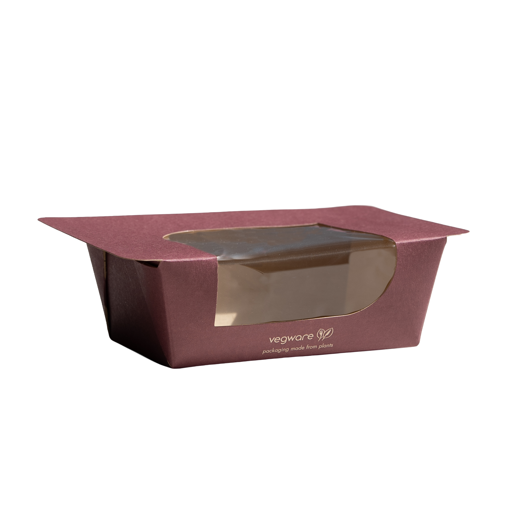 VEGWARE | FEEL SNUG SELF SEAL SMALL SALAD BOXES RED X 300 | VWSALAD16-FS | 421192