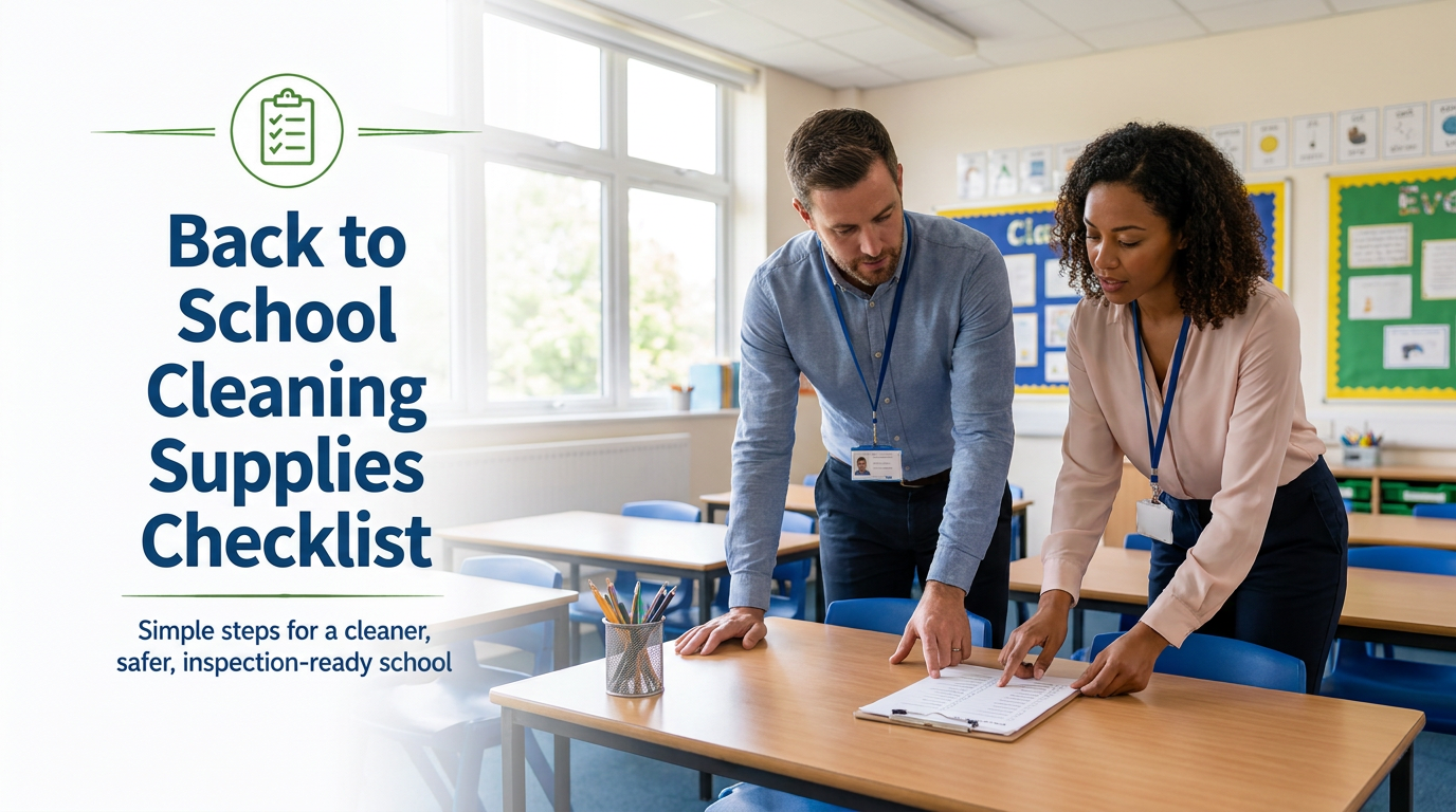 Back to School Cleaning Supplies Checklist: Getting Classrooms Ready for September