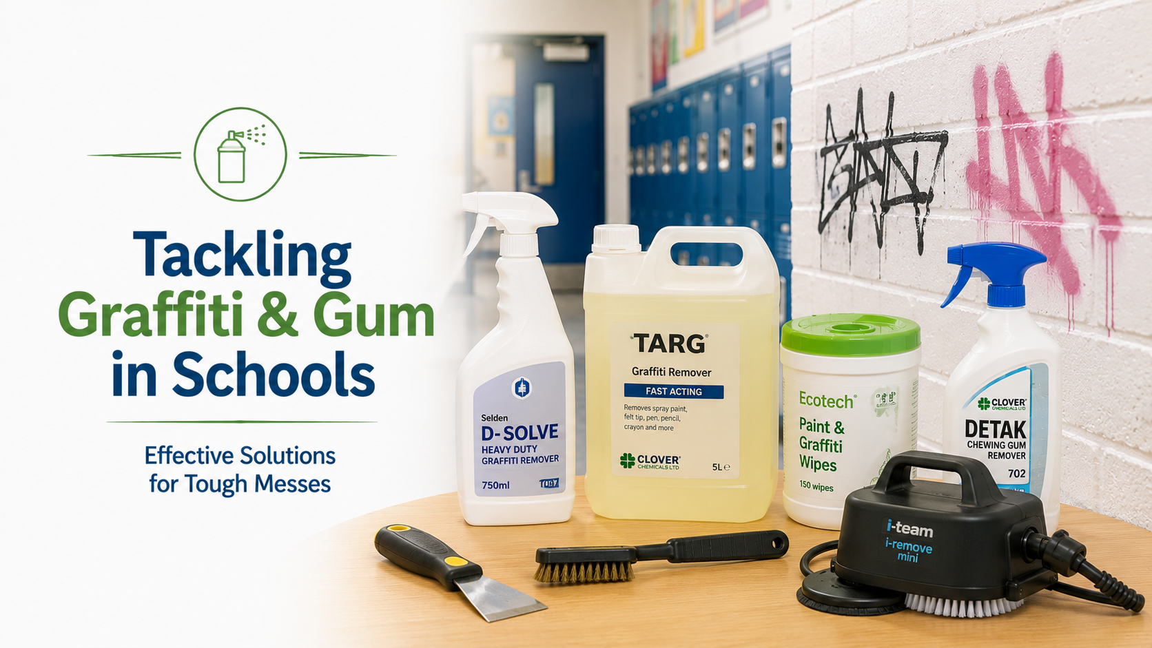 Tackling Graffiti and Gum in Schools: Effective Solutions for Tough Messes