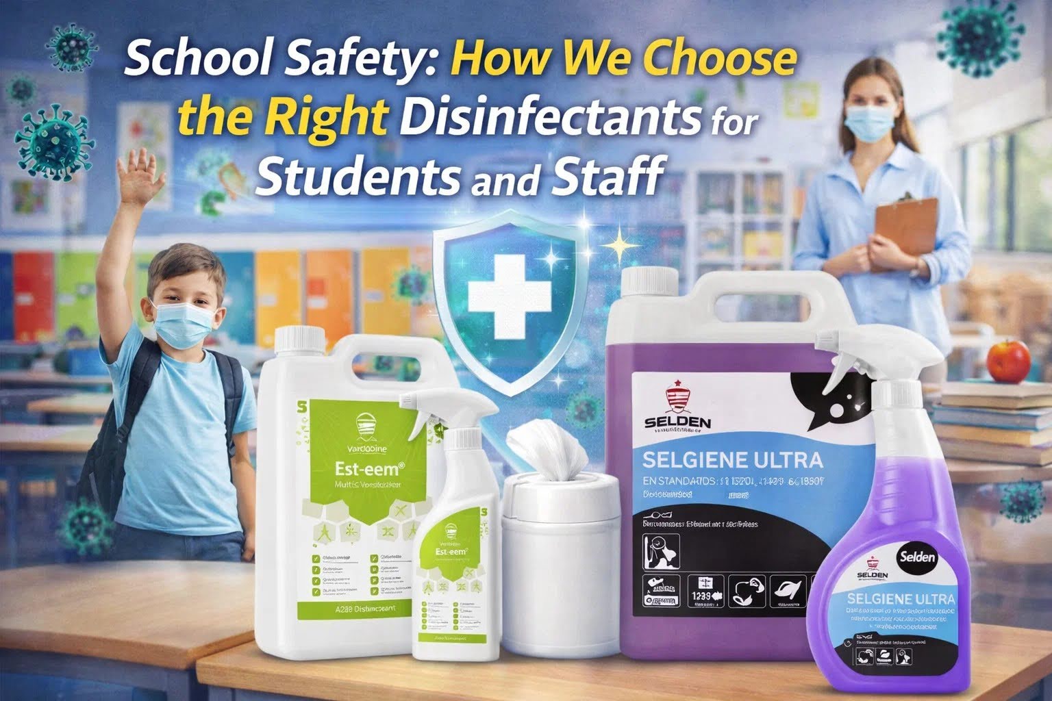 School Safety: How We Choose the Right Disinfectants for Students and Staff