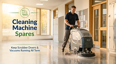 Cleaning Machine Spares: How to Keep Scrubber Dryers and Vacuums Running All Term