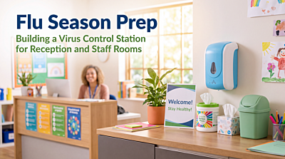 Flu Season Prep: Building a Virus Control Station for Reception and Staff Rooms